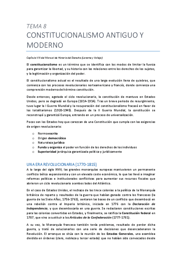 Miniatura del documento Tema 8. Constitucionalismo moderno _manual_.pdf