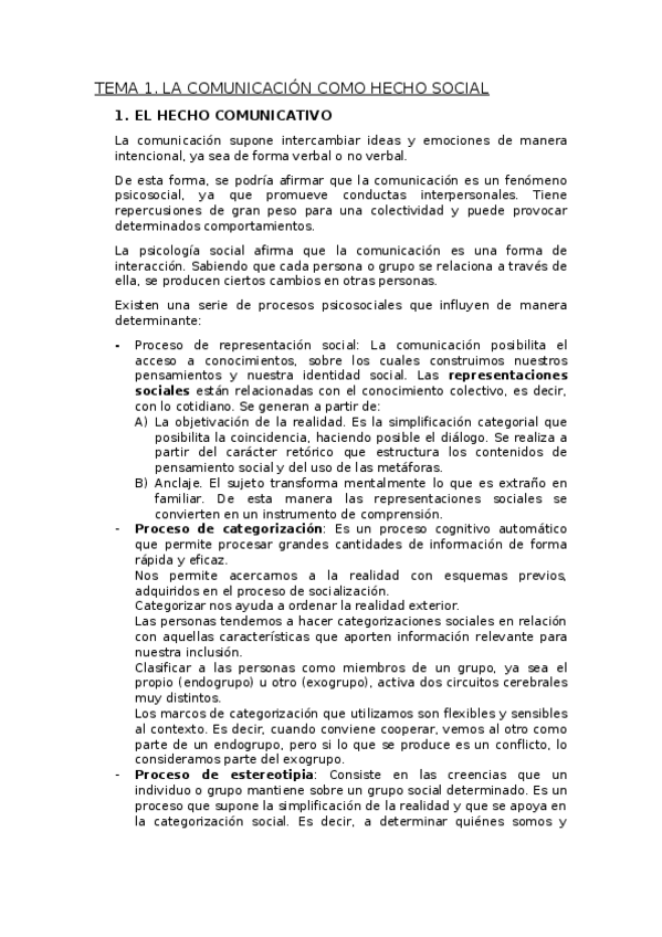 Miniatura del documento T1. LA COMUNICACIÓN COMO HECHO SOCIAL