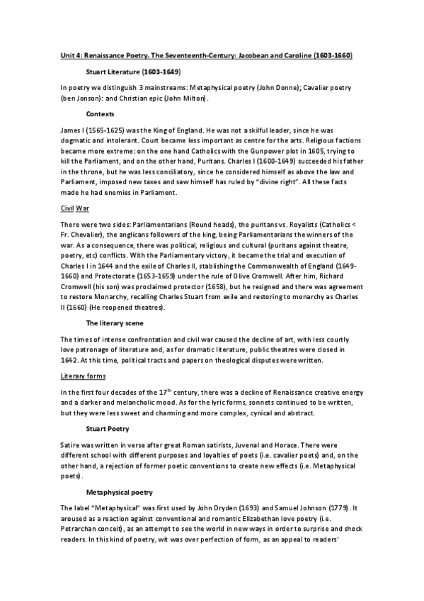 Miniatura del documento Unit-4-Renaissance-Poetry.pdf