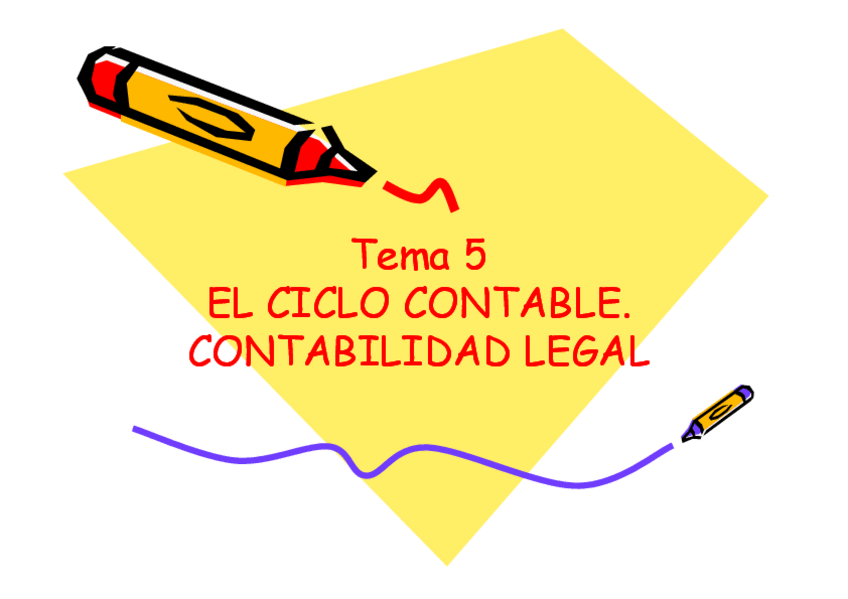 Miniatura del documento Tema 5 El Ciclo Contable. Contabilildad Legal.pdf