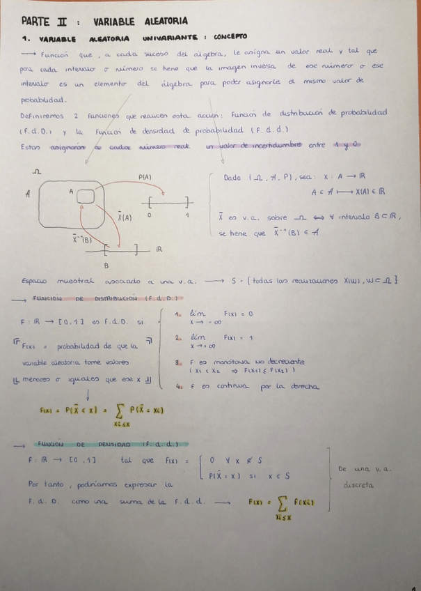 Miniatura del documento Teoría variable aleatoria resumen. pdf
