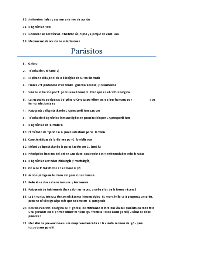 Miniatura del documento Preguntas-PARASITOS-MICOLOGIA-E-INFECCIOSAS.pdf