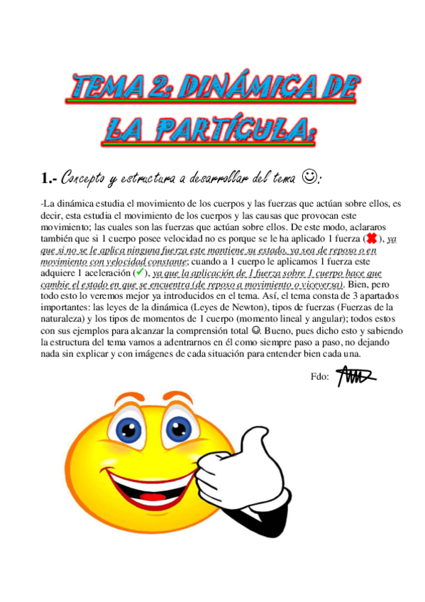 Miniatura del documento TEMA 2. Dinámica de la particula.pdf