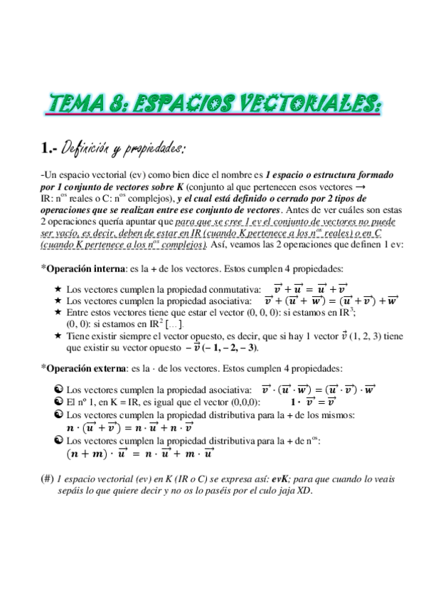 Miniatura del documento TEMA 8.Espacios Vectoriales.pdf