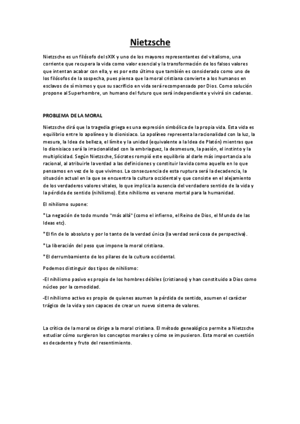 Miniatura del documento Nietzsche