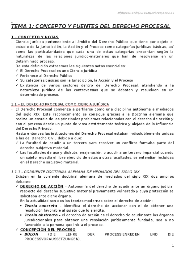 Miniatura del documento DERECHO-PROCESAL-I-COMPLETO.docx