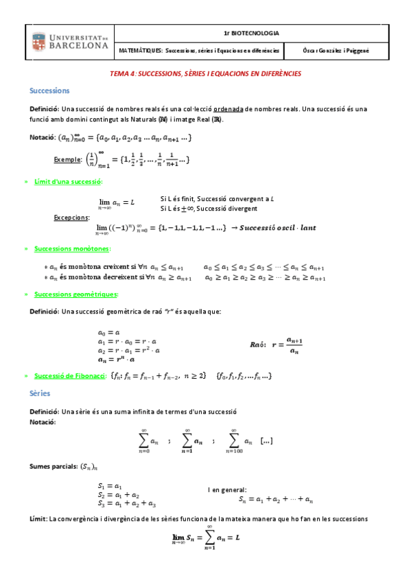 Miniatura del documento TEMA 4. SUCCESSIONS SÈRIES I EQUACIONS EN DIFERÈNCIES.pdf