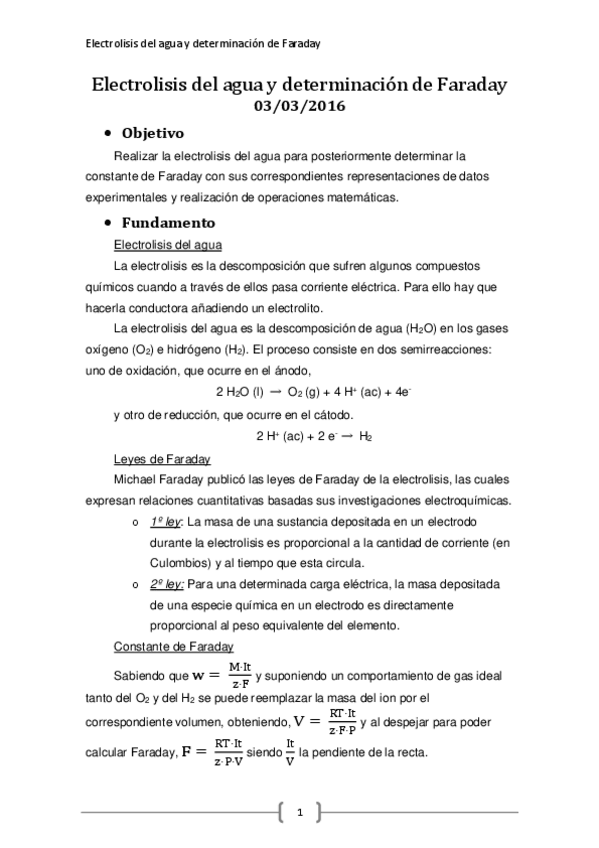 Miniatura del documento 5. Electrolisis del agua y determinación de Faraday.pdf