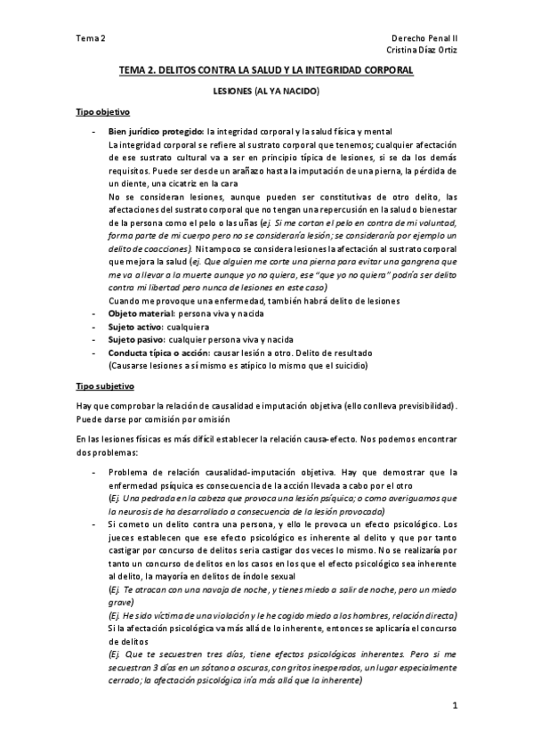 Miniatura del documento Tema 2. Delitos contra la salud y la integridad corporal.pdf