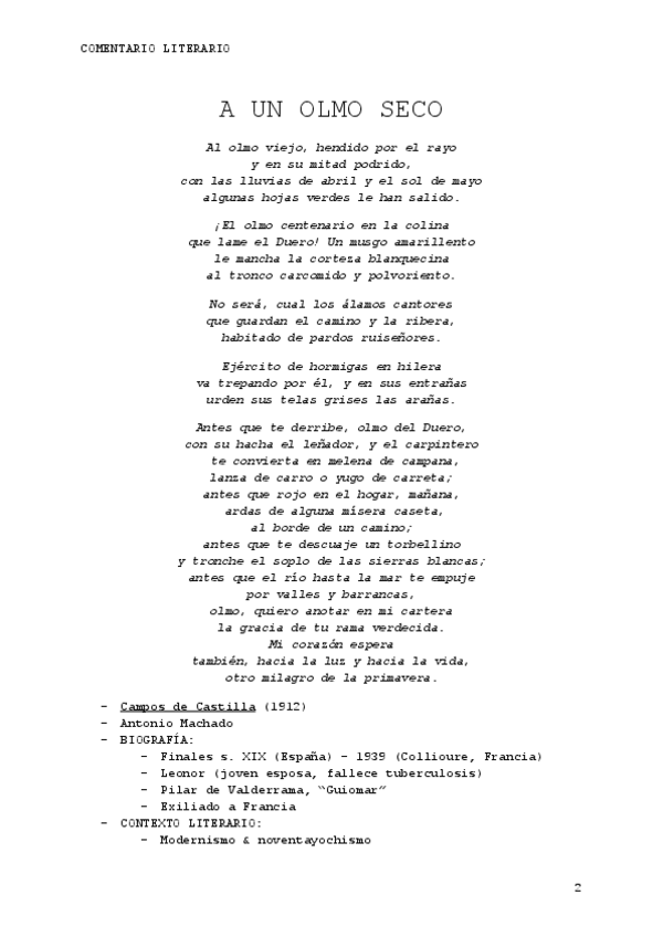 Miniatura del documento EBAU COMENTARIO LITERARIO MACHADO