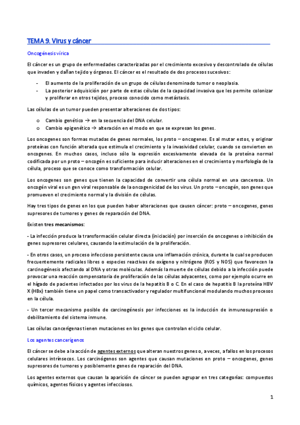 Miniatura del documento TEMA 9. Virus y cáncer.pdf