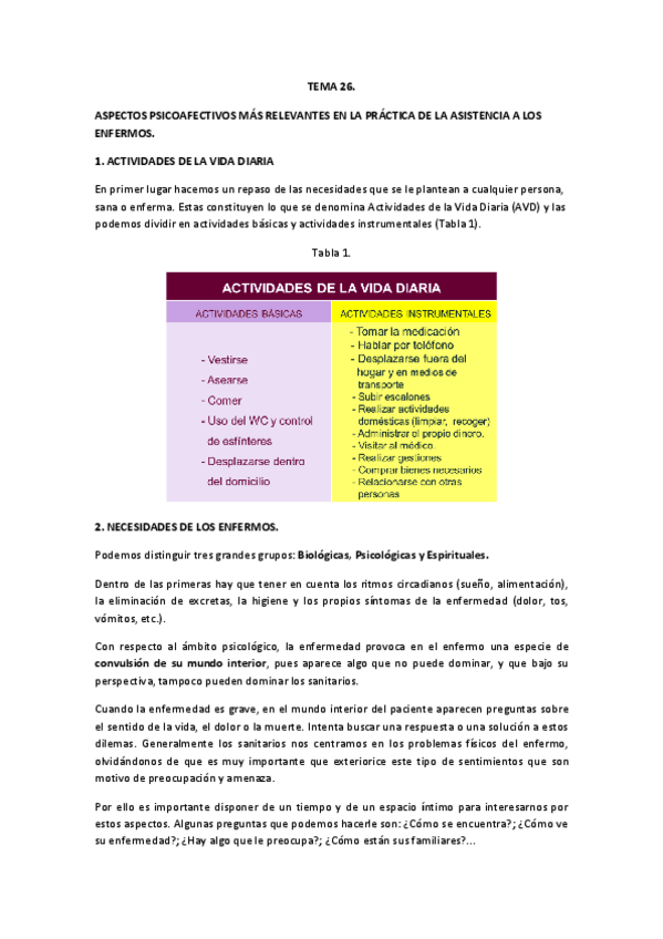 Miniatura del documento Tema 26.- ASPECTOS PSICOAFECTIVOS MÁS RELEVANTES EN LA PRÁCTICA DE LA ASISTENCIA A LOS.pdf