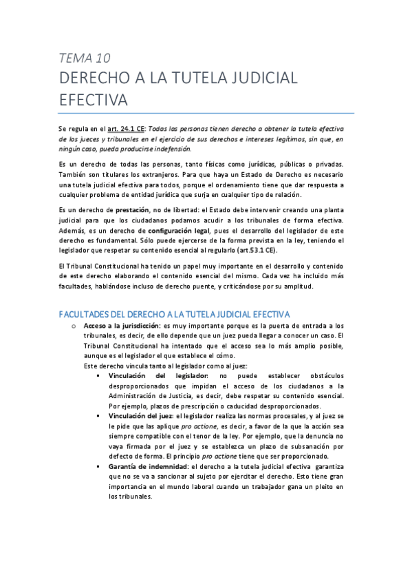 Miniatura del documento Tema 10. Derecho a la tutela judicial efectiva.pdf