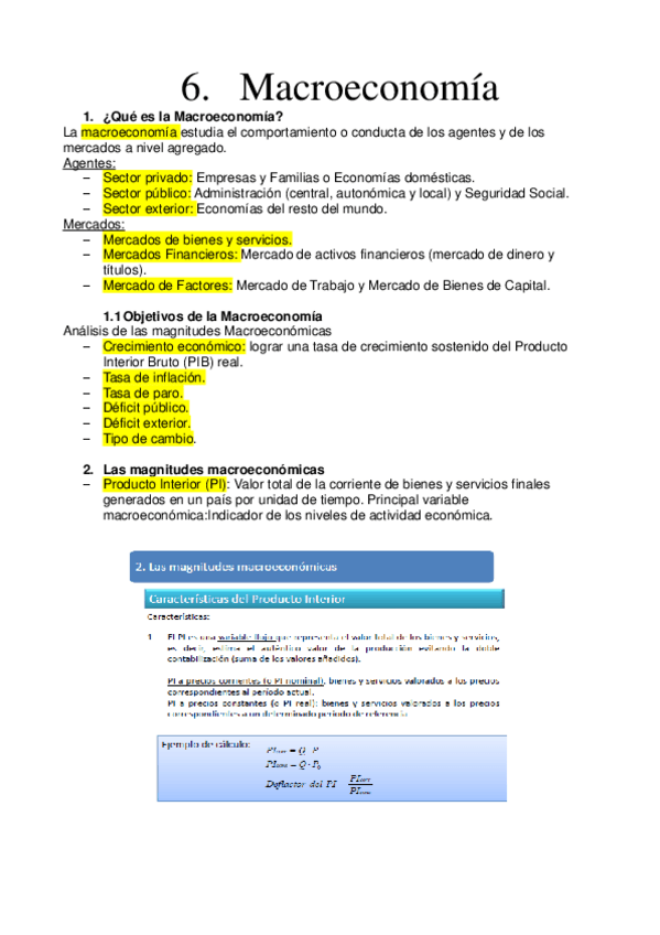 Miniatura del documento Resumen tema 6. Macroeconomía.pdf