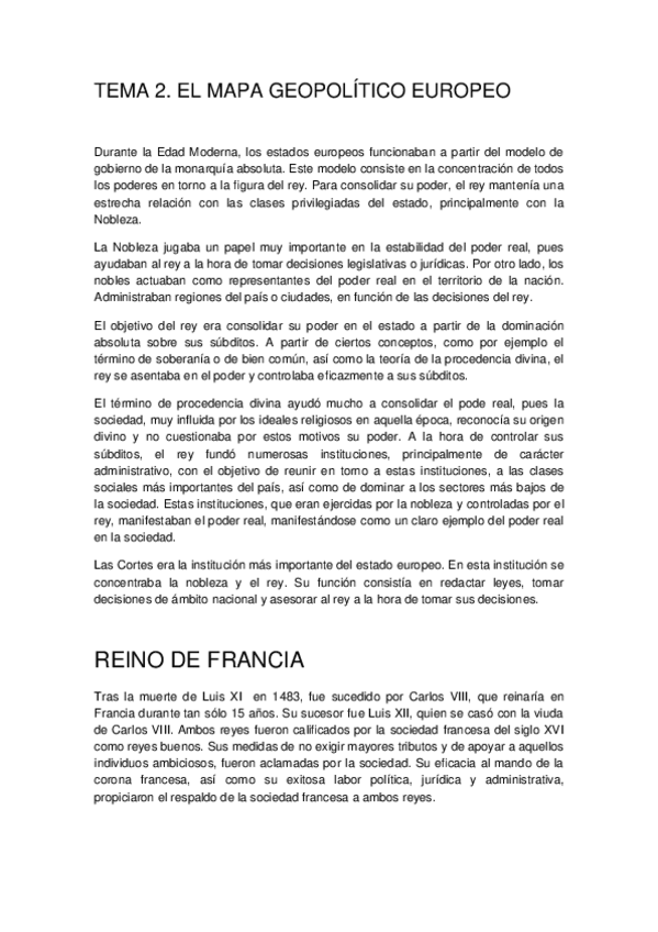 Miniatura del documento Tema 2 Europa Moderna I ( S.XVI).docx