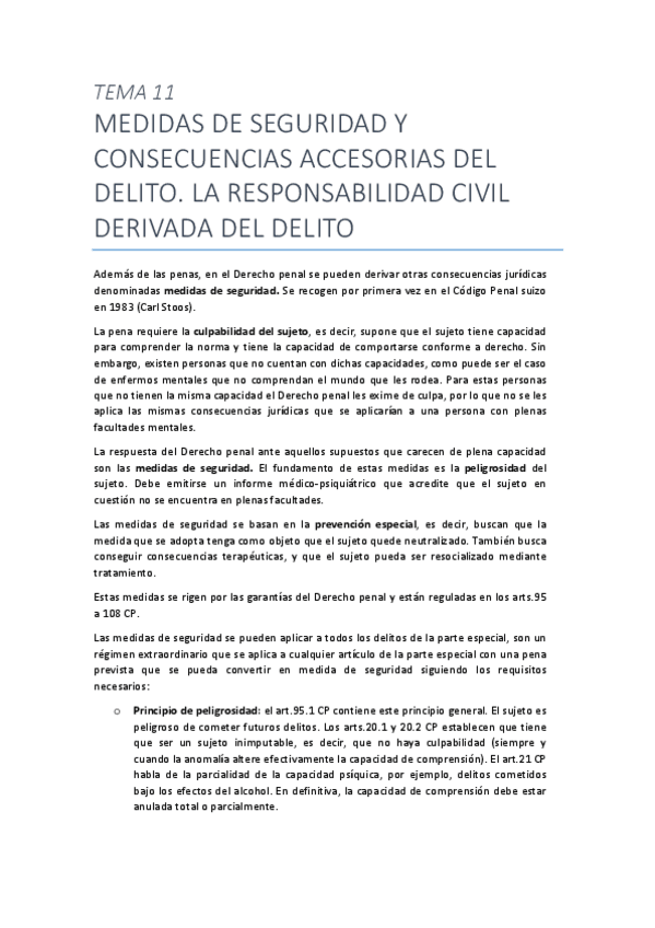 Miniatura del documento Tema 11. Medidas de seguridad consecuencias accesorias y responsabilidad civil derivada del delito.pdf
