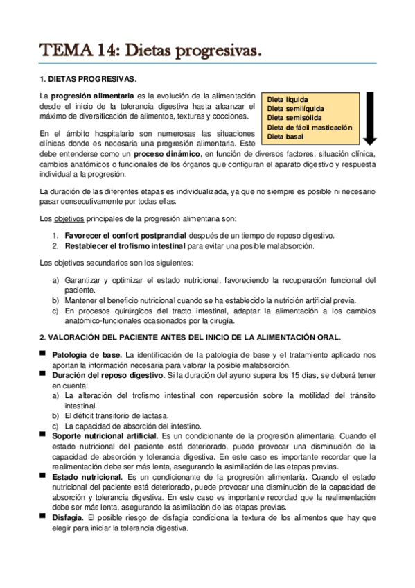 Miniatura del documento TEMA 14. Dietas progresivas..pdf