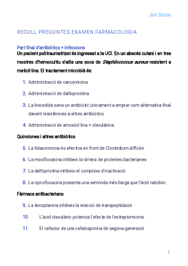 Miniatura del documento RECULL PREGUNTES EXAMEN FARMACOLOGIA (Parcial fins al final).pdf