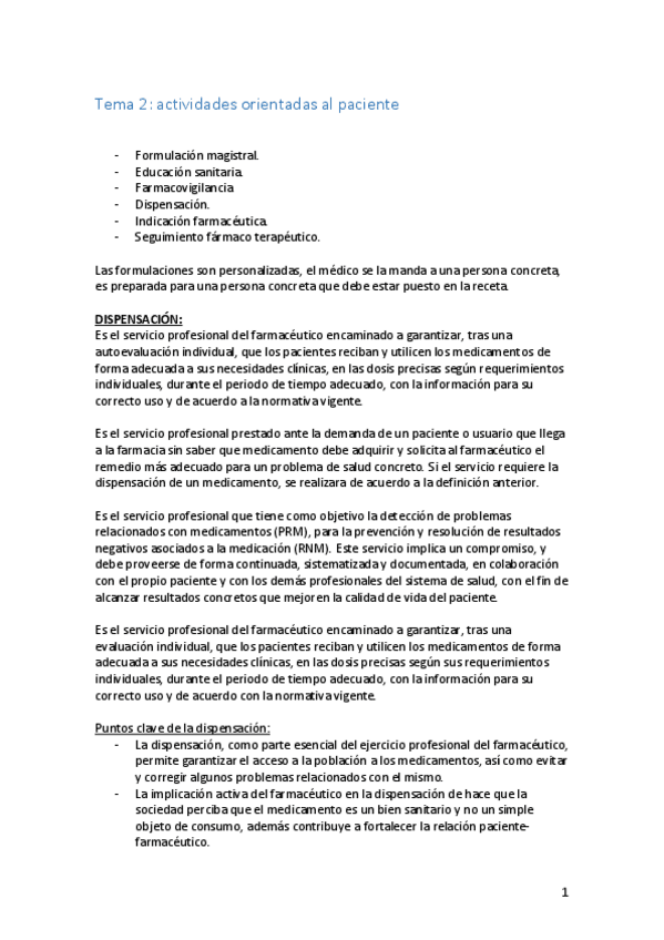 Miniatura del documento Atencion farmacéutica. Tema 2.pdf