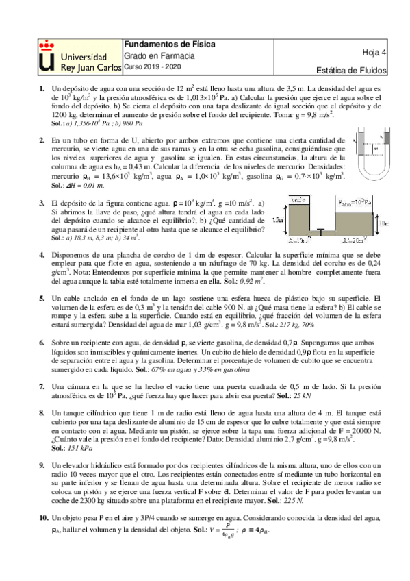 Miniatura del documento 4. Estática de Fluidos Ej Resueltos.pdf