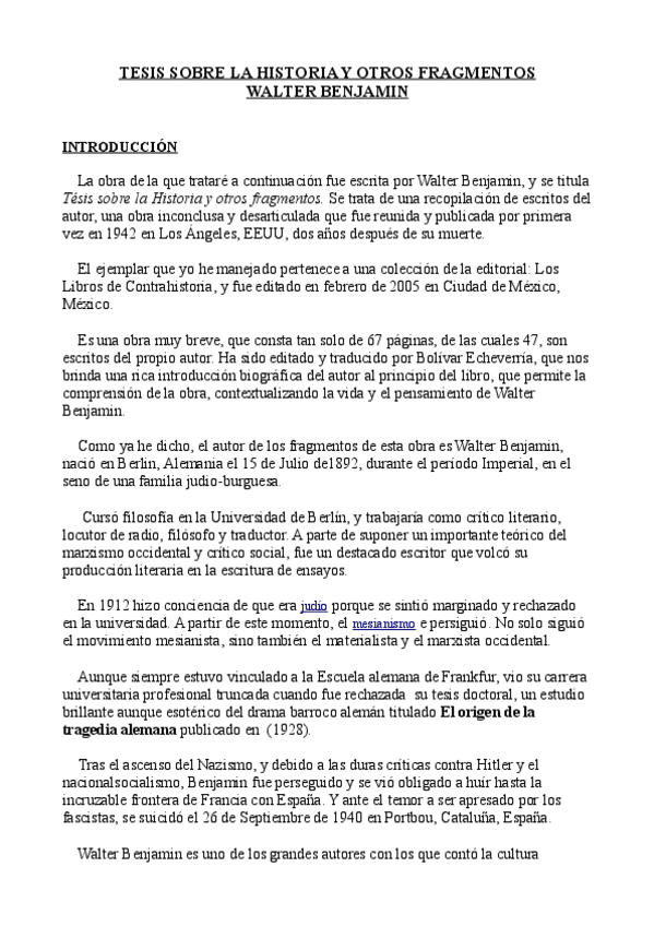 Miniatura del documento Walter Benjamin. TESIS SOBRE LA HISTORIA Y OTROS FRAGMENTOS.pdf