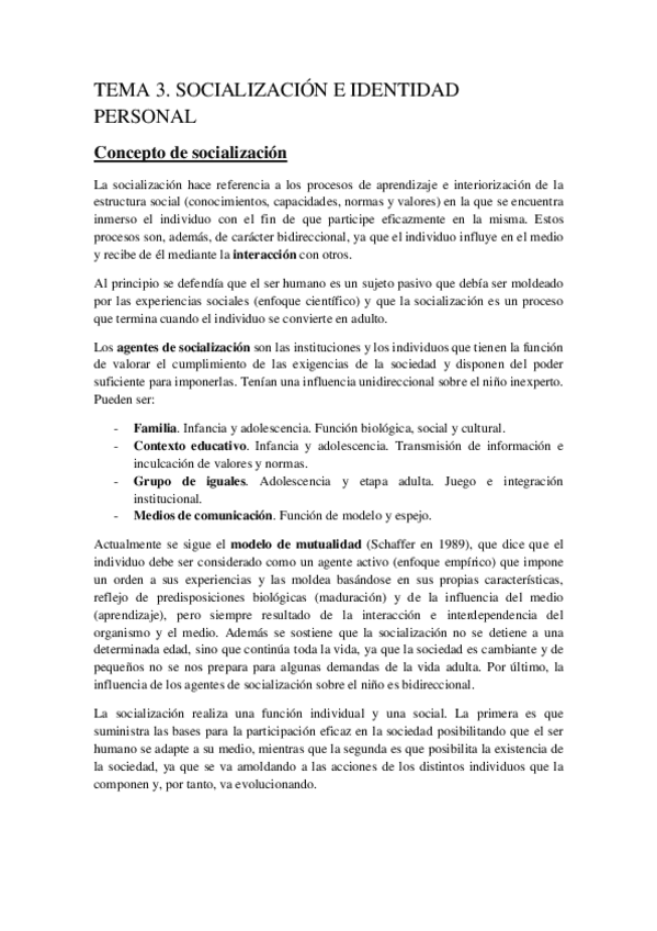Miniatura del documento Tema 3. Socialización e identidad personal.pdf