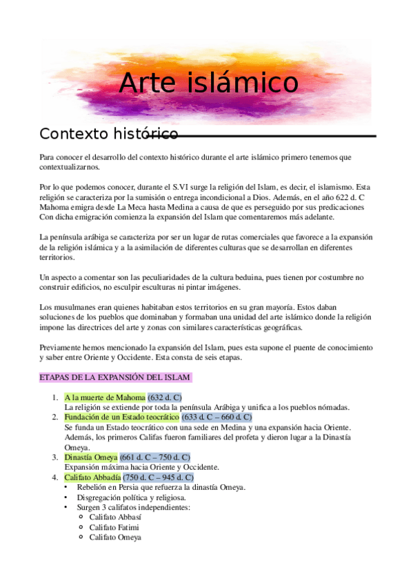 Miniatura del documento Tema-3-Arte-Islamico.odt