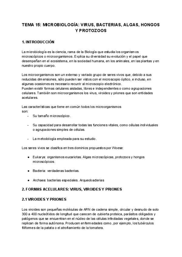 Miniatura del documento TEMA-15-MICROBIOLOGIA-VIRUS-BACTERIAS-ALGAS-HONGOS-Y-PROTOZOOS.pdf