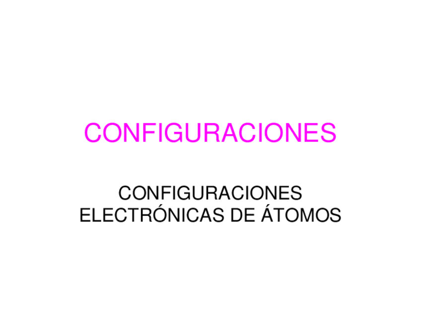 Miniatura del documento CONFIGURACIONES.ppt