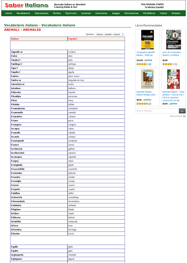 Miniatura del documento Saber-Italiano-Animales-en-italiano-Vocabulario-para-aprender-italiano.pdf