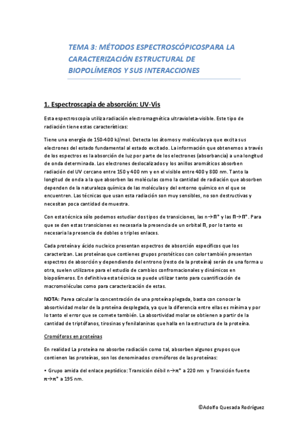 Miniatura del documento TEMA 3. Técnicas de Espectroscopía en Biomacromoléculas..pdf