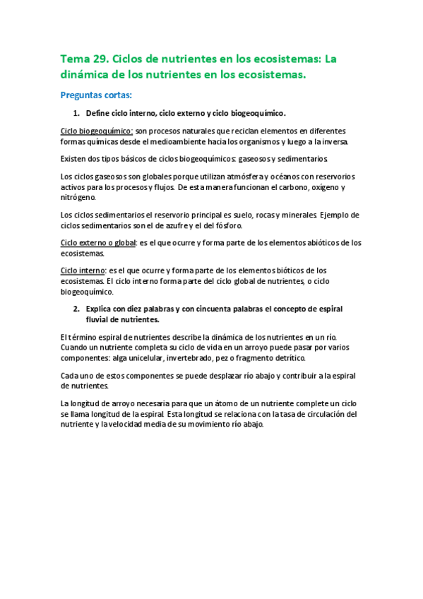 Miniatura del documento Tema 29. Ciclo de nutrientes en ecosistemas.pdf