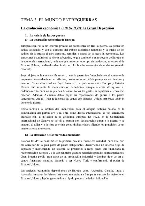 Miniatura del documento Tema 3. El mundo entreguerras.pdf