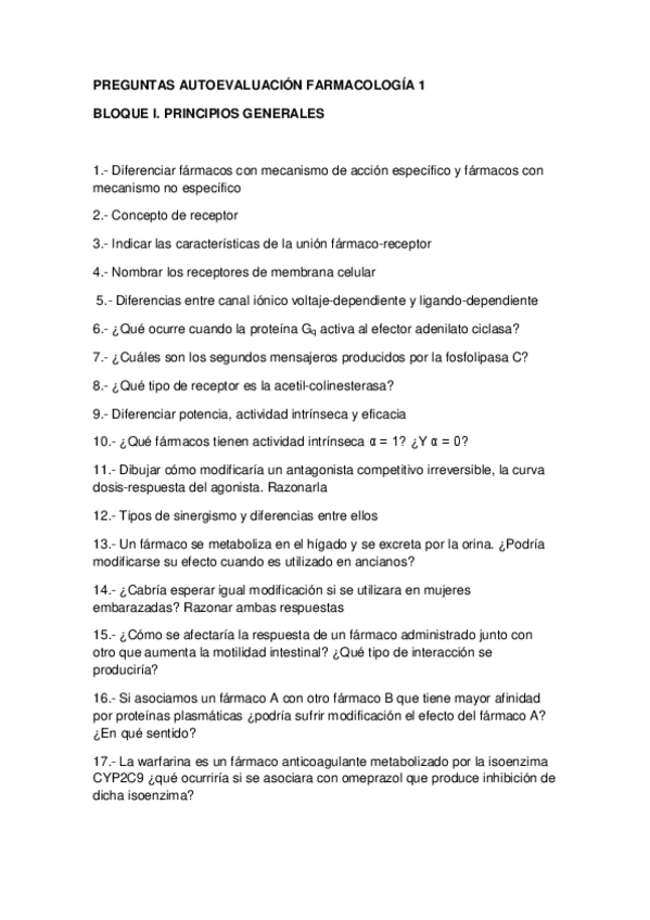 Miniatura del documento PREGUNTAS AUTOEVALUACION FARMACOLOGIA 1.pdf
