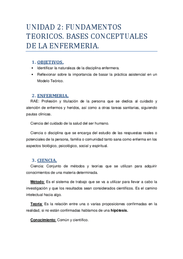Miniatura del documento Unidad 2 Fundamentos Teoricos y Bases Conceptuales de la Enfermeria.pdf