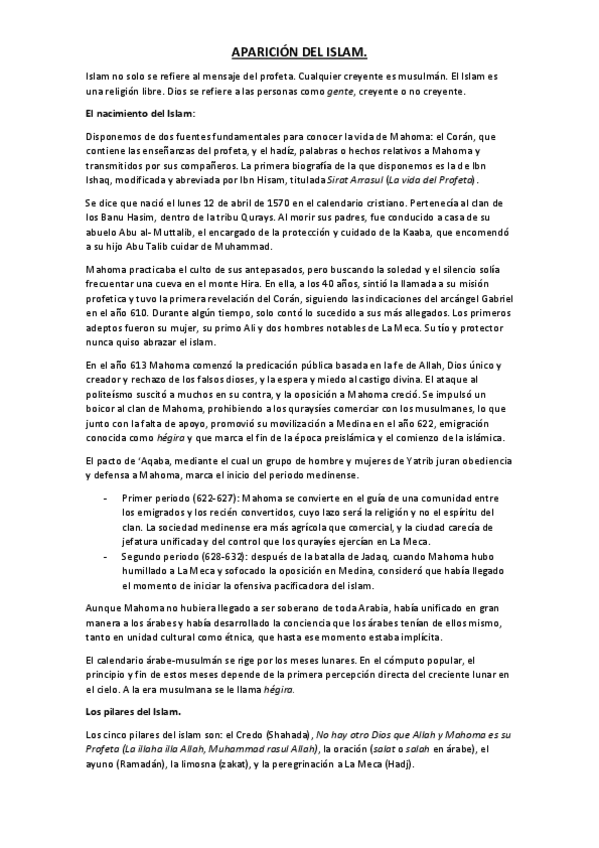 Miniatura del documento TEMA 2. APARICIÓN DEL ISLAM cultura árabe.pdf