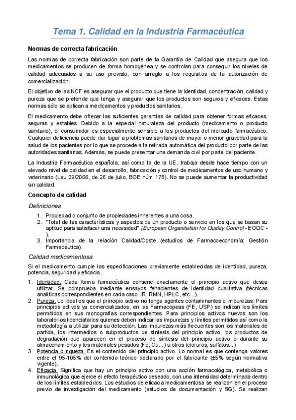 Miniatura del documento Tema 1. Calidad en la industria farmacéutica.pdf