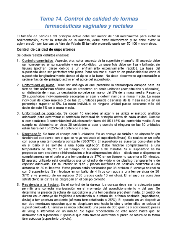 Miniatura del documento Tema 14. Control de calidad de formas farmacéuticas vaginales y rectales.pdf