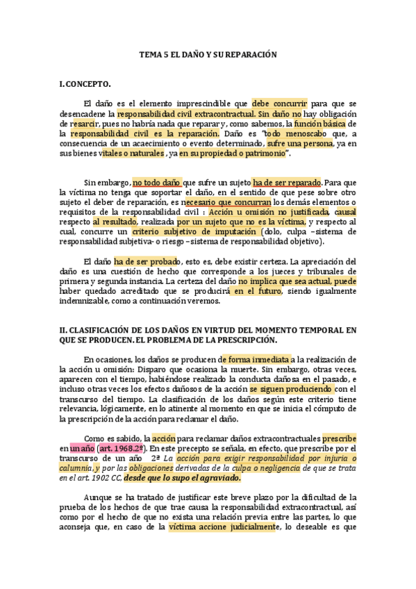 Miniatura del documento TEMA 5 EL DAÑO Y SU REPARACIÓN.pdf
