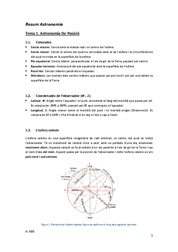 Miniatura del documento Astro Resume Tema 1 Astronomia de Posició.pdf