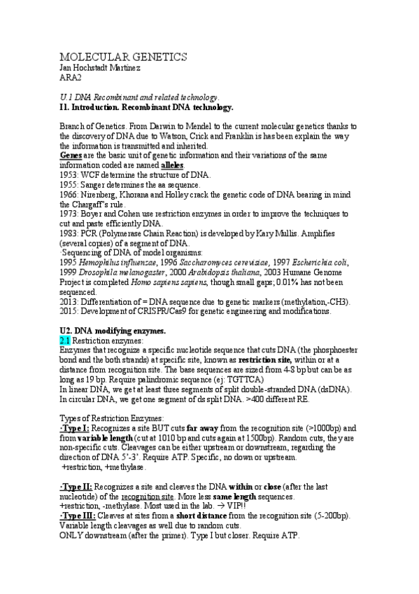 Miniatura del documento MOLECULAR-GENETICS-apuntes-T1.pdf