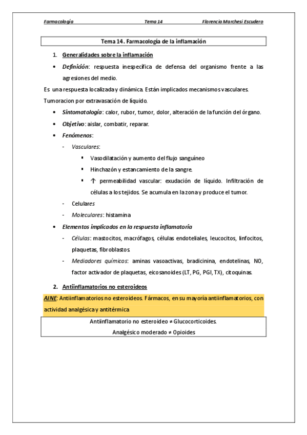 Miniatura del documento Tema 14 - Farmacología de la inflamación.pdf