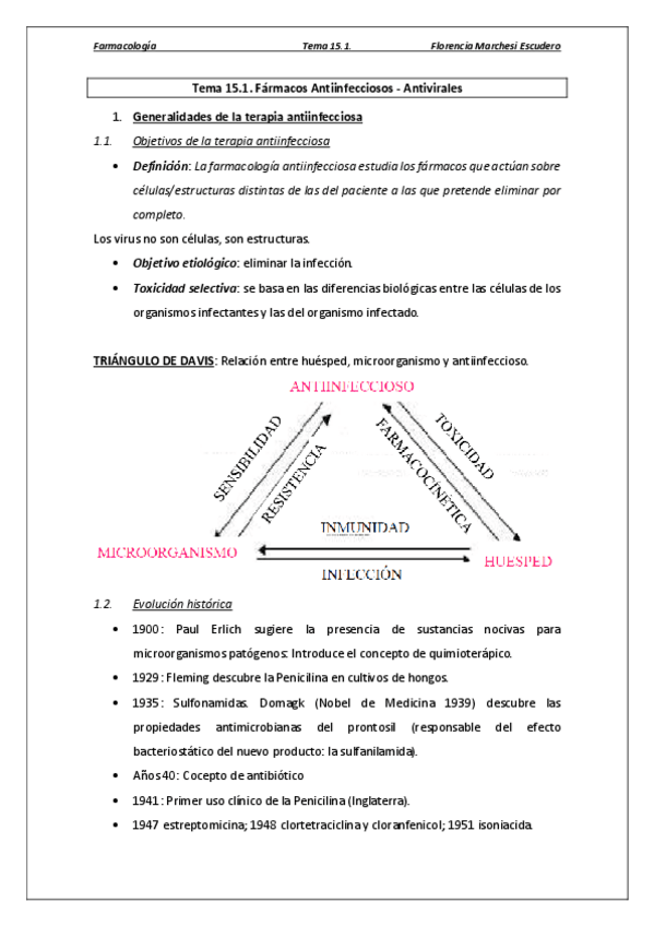 Miniatura del documento Tema 15.1 - Farmacos antiinfecciosos - Antivirales.pdf