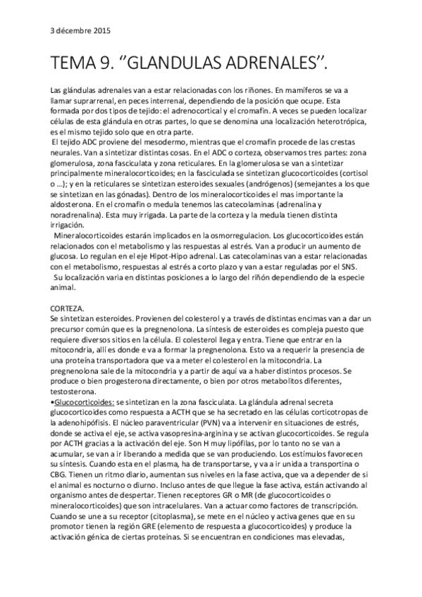 Miniatura del documento TEMA 9 ‘’GLANDULAS ADRENALES’’.pdf