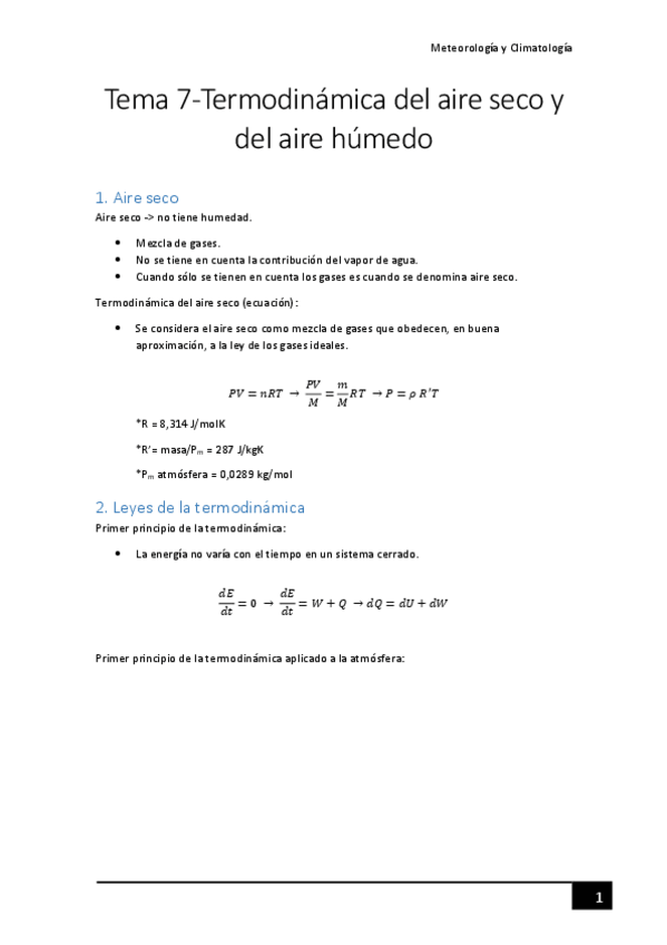 Miniatura del documento Tema-7-Termodinamica-del-aire-seco-y-del-aire-humedo.pdf
