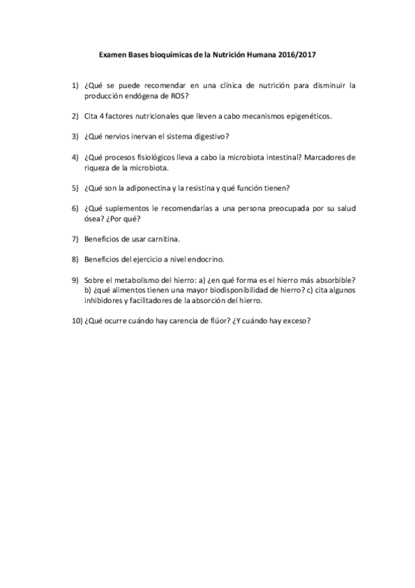 Miniatura del documento Examen Bases bioquímicas de la Nutrición Humana 2017.pdf