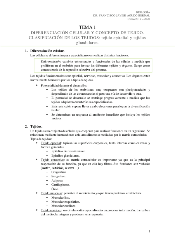 Miniatura del documento Tema-1-Diferenciacion-celular-concepto-de-tejido-clasificacion-de-los-tejidos.pdf