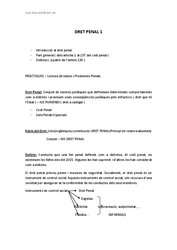 Miniatura del documento DRET PENAL1 semestre PDF.pdf