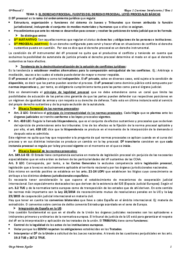 Miniatura del documento TEMA 1 PROCESAL I.pdf