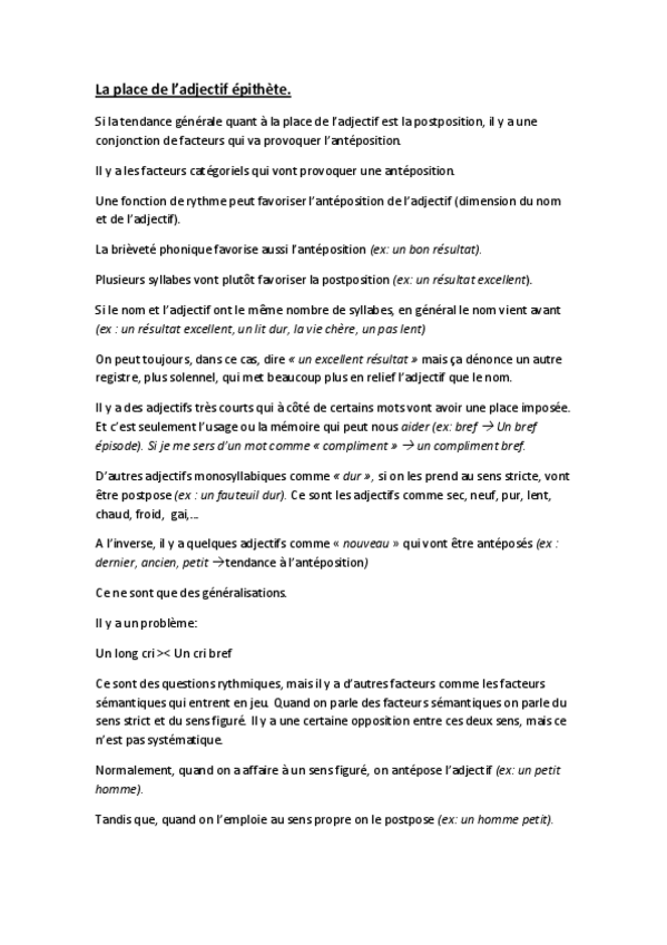 Miniatura del documento 2.PLACE DE L'ADJECTIF.pdf